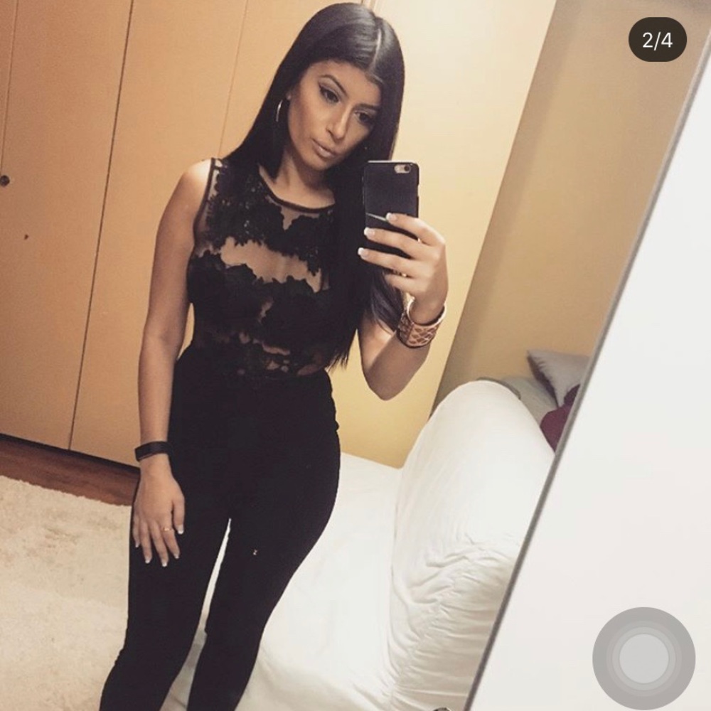 Fancy black jumpsuit